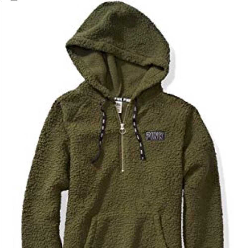 Victoria secret PINK olive Sherpa